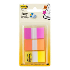 3M Sticky Post It Flags Assorted Colours 24 x 43mm (680-OLP) FP10464