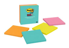 3M Super Sticky Post It Note 101 x 101mm x 4 Pads - Lined (675-4SSMIA) FP10561