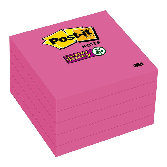 3M Super Sticky Post It Note 76 x 76mm x 5's Pack (654-5SSCG) FP10588