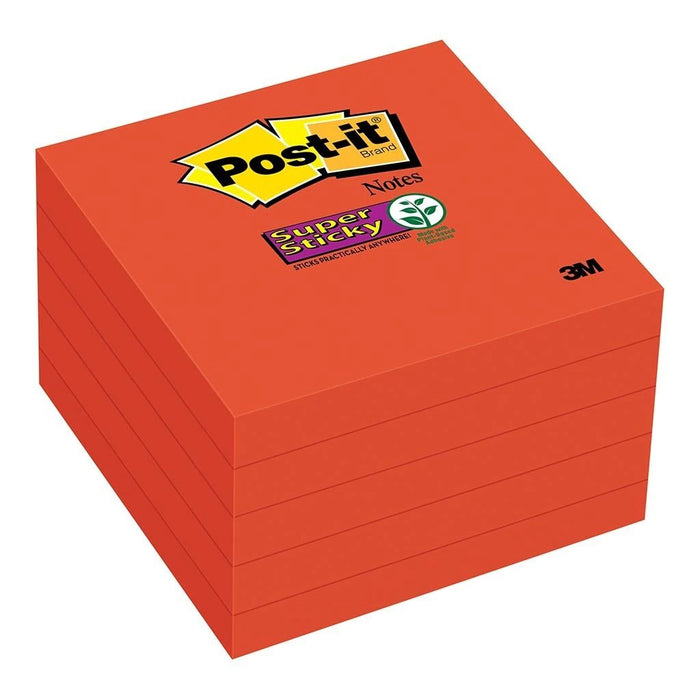 3M Super Sticky Post It Note 76 x 76mm x 5's Pack (654-5SSRR) FP10597