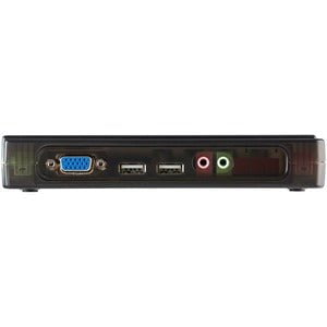 4 PORT BLACK USB KVM SWITCH KIT WITH CABLES AND AUDIO IM2902542