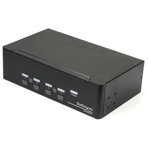 4 Port Dual DisplayPort KVM Switch - DisplayPort 1.2 KVM - 4K 60Hz ...