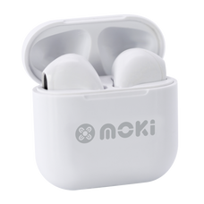 MokiPods Mini TWS Earphones for Kids Volume Limited - White