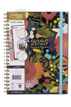 2025 Cumberland A4 Teachers Planner, Floral