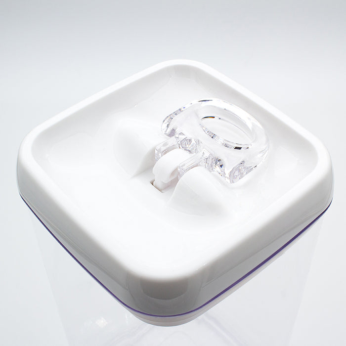 Connoisseur Flip-Tite 2.4L Airtight & BPA Free Square Canister