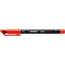 Stabilo OHP Permanent Fine Overhead Projector Pen Red - 10's pack