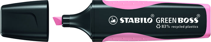 Stabilo Green Boss Pastel Highlighter, Pink Blush, Pack of 10