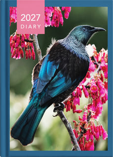 2027 Collins A51 NZ Birds Day to Page Diary, Assorted Design Cover, 148mm x 210mm