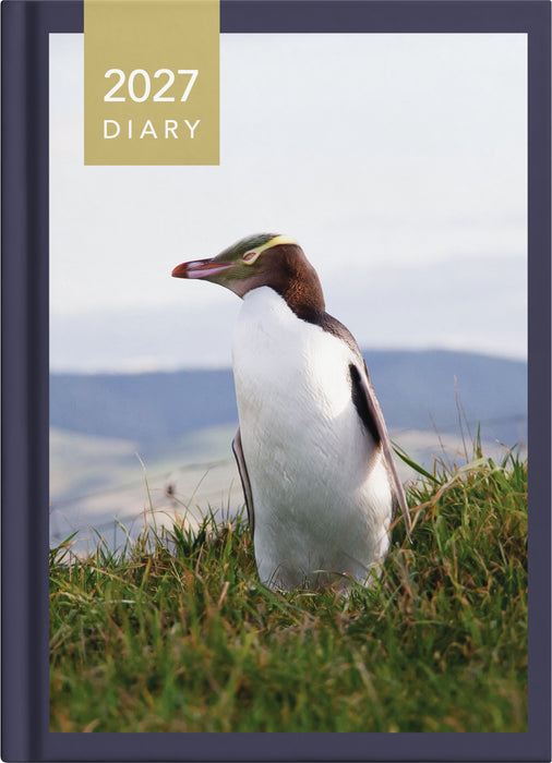 2027 Collins A51 NZ Birds Day to Page Diary, Assorted Design Cover, 148mm x 210mm