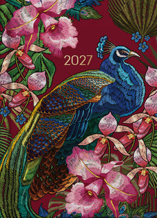 2027 Collins A51 Beautiful Blooms Day to Page Diary, Assorted Design Cover, 148mm x 210mm