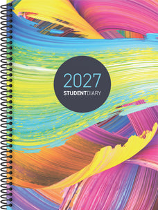 2027 Collins Diary A53, Week To View, Students, Spiral Bound, 148mm x 210mm