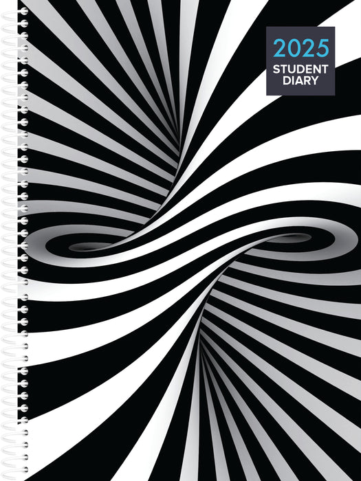 2025 Collins Diary A53, Week To View, Students, Spiral Bound, 148mm x 210mm