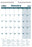 2027 Collins Wiro Bound Laminated A3 Month To View Calendar, 297mm x 420mm