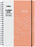 2025 Collins Fascinate A53 Diary, Week To View, Wiro Bound, Coral Pink, 148mm x 210mm