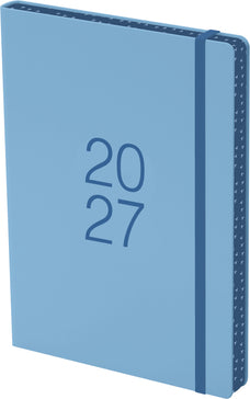 2027 Collins Diary A51, Day Per Page, Colour Edge, Soft PU Cover, Blue, 148mm x 210mm