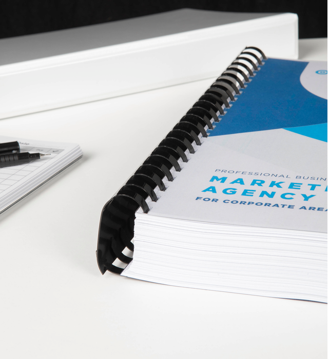 GBC Plastic Binding Comb 51mm, Black, 21 Loop, Pack of 50