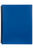 A4 Refillable Display Book 40 pocket Blue