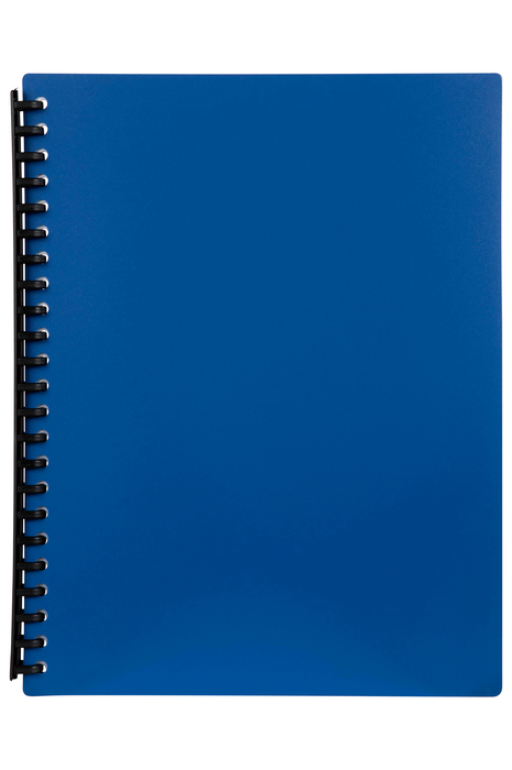 A4 Refillable Display Book 40 pocket Blue