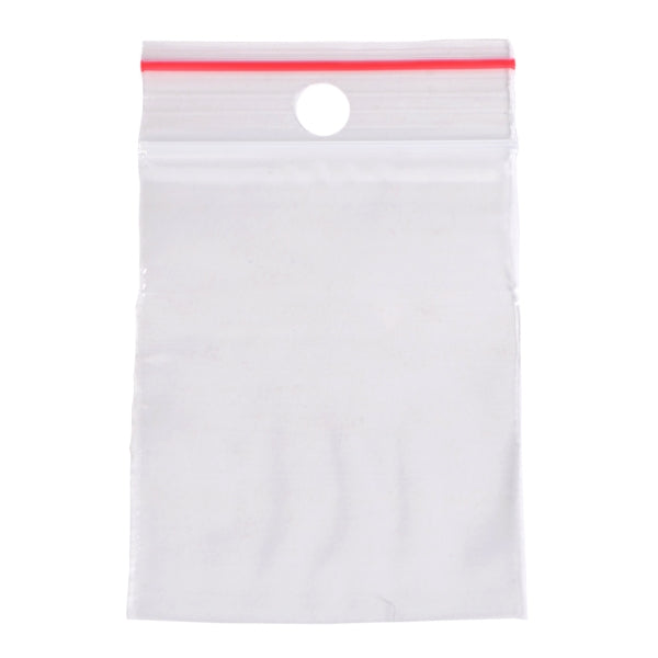 40 x 50mm Zip Lock, Resealable Bags x 50's pack, Transparent Plastic Bags