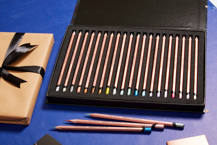 Derwent Colour Metallic Pencil Set - Limited Edition 20th Anniversary Gift Set