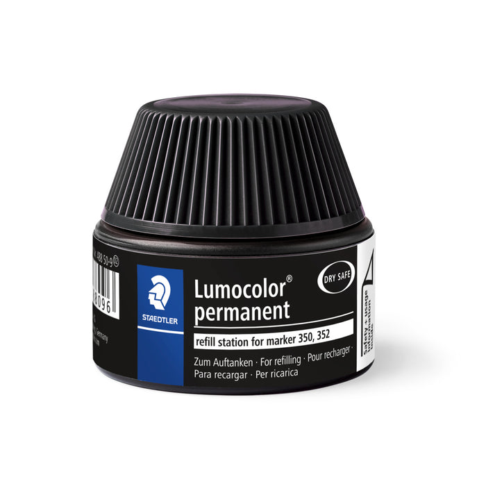 Staedtler Lumocolor 488 50 Permanent Marker Refill Station Black