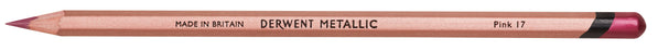 Derwent Metallic Pencil Pink x 6's pack