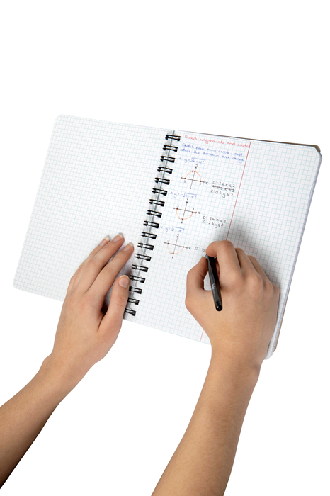 Spirax Black Polypropylene Cover Grid Book, 222mm x 178mm, 240 Pages (P592G)