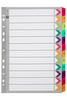 Marbig A4 Fluoro Cardboard Indices/Divider, Jan-Dec