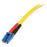 4M SINGLE MODE DUPLEX FIBER PATCH CABLE - LC TO SC OS1 SINGLE MODE 9/125 DUPLEX LSZH FIBER PATCH CORD - YELLOW 4 METER IM2518413