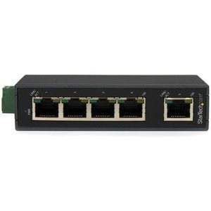 5 Port Industrial Ethernet Switch - DIN Rail Mountable - Fast 10/100Mbps Unmanaged Network Switch - IP30-rated Housing - Energy-Efficient Ethernet - 12-48V DC Terminal Block Input IM2886517