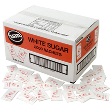 ISM White Sugar Sachets x 2000's pack