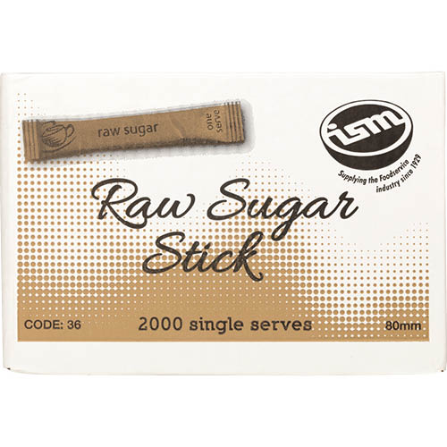 ISM Raw Sugar Sticks x 2000's pack