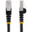50cm CAT6a Ethernet Cable - Black - Low Smoke Zero Halogen (LSZH) - 10GbE 500MHz 100W PoE++ Snagless RJ-45 w/Strain Reliefs S/FTP Network Patch Cord IM5659477