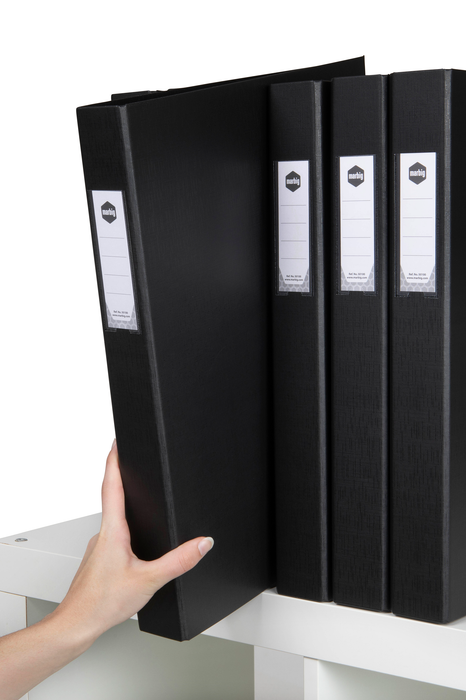 Marbig A3 Enviro Ring Binder Portrait 3/38 Black