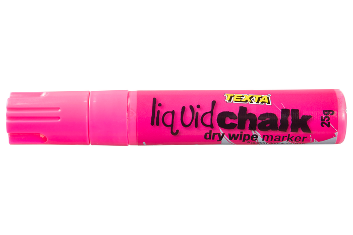 Texta Liquid Chalk Marker Dry Wipe Pink