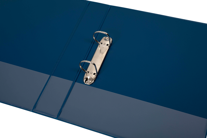 Marbig A4 Insert Cover Ring Binder, 38mm 2 D Rings, Blue