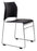 Stacking Buro Maxim Chair, Reflective Silver Frame Conference/Visitor Chair, Assembled, Free Trolley With 35 Chairs