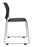 Stacking Buro Maxim Chair, Reflective Silver Frame Conference/Visitor Chair, Assembled, Free Trolley With 35 Chairs