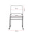 Stacking Buro Maxim Chair, Reflective Silver Frame Conference/Visitor Chair, Assembled, Free Trolley With 35 Chairs