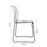 Stacking Buro Maxim Chair, Reflective Silver Frame Conference/Visitor Chair, Assembled, Free Trolley With 35 Chairs