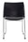 Stacking Buro Maxim Chair, Reflective Silver Frame Conference/Visitor Chair, Assembled, Free Trolley With 35 Chairs