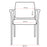 Buro Lindis Visitor Chair, PU Seat, With Arms