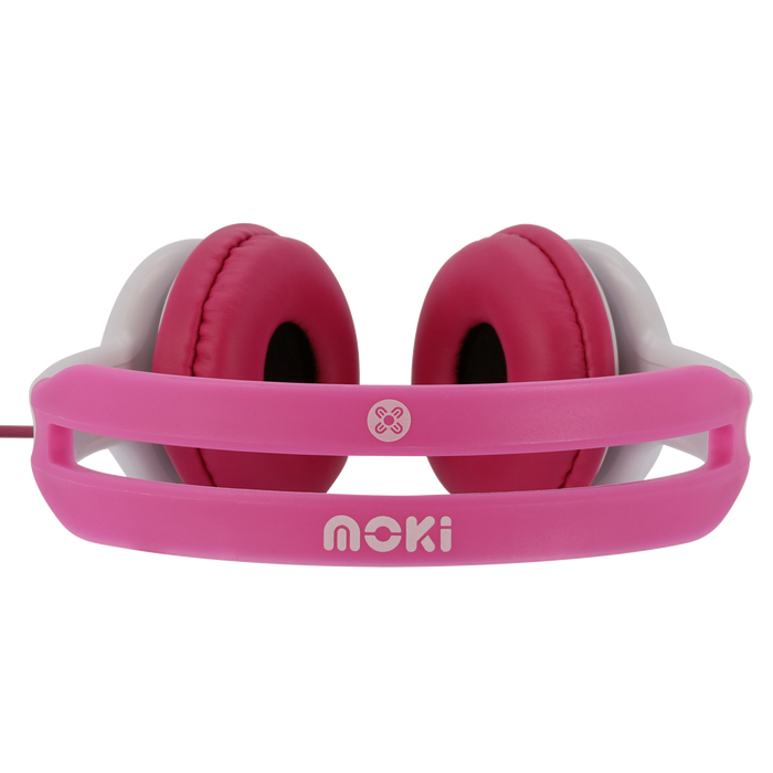 Moki Volume Limited Headphones for Kids - Pink