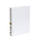 Marbig A4 Insert Cover Ring Binder, 25mm 4 D Rings, White
