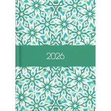 2026 Collins Diary A51, Day Per Page, Laminated Hard Cover, Geometric, Assorted Design Cover, 148mm x 210mm