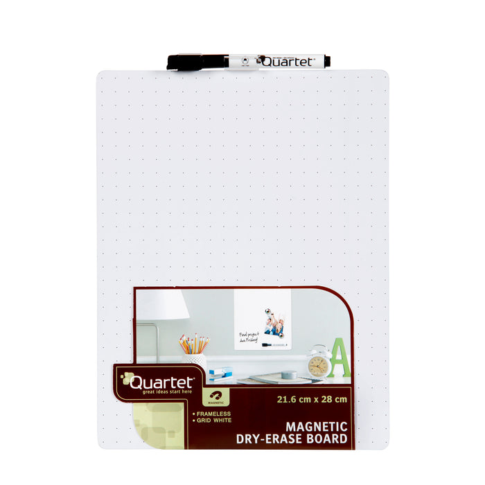 Quartet Whiteboard Magnetic Tile White Grid 216mm x 280mm