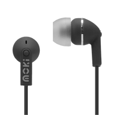 Moki Dots Noise Isolation Earbuds - Black