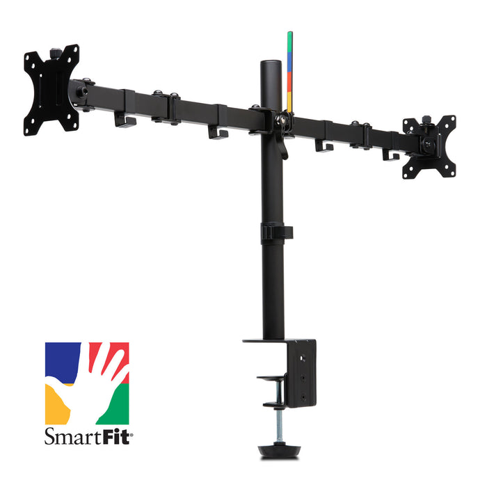 Kensington Smartfit Ergo Dual Extended Monitor Arm with C-Clamp Base