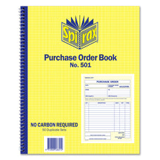 Spirax Purchase Order Book, Duplicate, 250mm x 200mm (501)