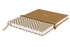 2025 Cumberland Belrose A5 Casebound Diary With Woven Fabric Cover And PU Underlayer, Week To View, Natural Duo